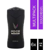 Axe Excite For Men - 6 x 250 ml - Douchegel - Voordeelverpakking