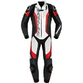 Spidi Laser Pro, lederen pak 1st. geperforeerd ,zwart/witte/rood ,50
