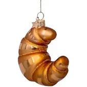 Vondels Kerstornament Glass Croissant 10 cm