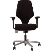 Giroflex Bureaustoel 64-8578 XL Standaard Bekleding Zwart Voetkruis Aluminium