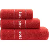 HUGO BOSS wasdoekje - Plain - Red - 30x30 cm