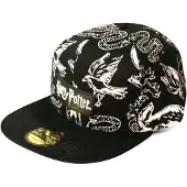 Difuzed Harry Potter - Houses Snapback Pet - Zwart