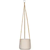 Pottery Pots Rough Eco-line hangende bloempot XL 23x20 cm Patt lichtgrijs
