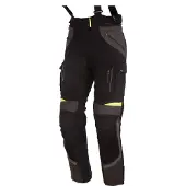 Modeka Panamericana, textiel broek vrouwen ,zwart/neon geel ,20