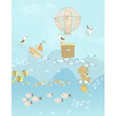 Komar Vliesbehang Digitale print vlies - Wavy Venture - Afmeting 200 x 250 cm