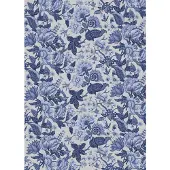 Overig Bleuet Fotobehang - Blauw - 2,80m X 200cm