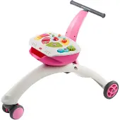Tiny Love Walk Behind and Ride on Loopstoel - 5-in-1 - Roze