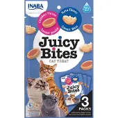 Inaba 6x Juicy Bites Kattensnack Tonijn - Kip 34 Gr