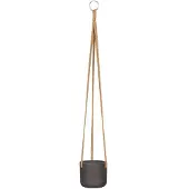 Pottery Pots Rough Eco-line hangende bloempot XXS 11x10 cm Charlie zwart