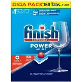 Finish Power All in One Regular Vaatwastabletten - 160 Stuks - halfjaarbox