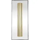 Ptmd Junita Rechthoekige Spiegel - 40,5 x 9 x 96 cm - Metaal - Zwart