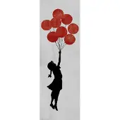 Grupo Erik Poster Banksy - Girl Floating Original 53x158cm