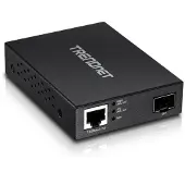 Trendnet Media Converter - - TFC-PGSFP - 1 Poort - Gigabit Ethernet - PoE+