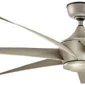 Kichler Plafondventilator Lehr | 203cm | Outdoor | Zilver
