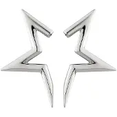 Liebeskind berlin Oorbellen 'Stern' zilver