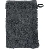 Cawö Washandje Noblesse2 Uni Anthacite (Set van 6)