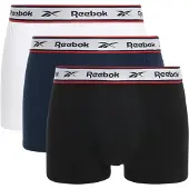Reebok Boxershorts 'Barlow' navy / rood / zwart / wit