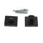 Intersteel Deurbeslag | Wc-sluiting | (Zamak, Mat zwart)