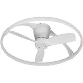 Mantra-Iluminacion Nepal Mini LED plafondventilator, app, wit - Mantra , Nepal Mini, dimbare, Wit, Woonkamer, Metaal, Modern