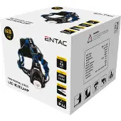 Enzo Entac LED hoofdlamp zoom 5W aluminium zwart 4xAA - 5700310