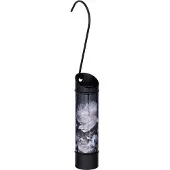Wenko luchtbevochtiger Pioenrozen 20 cm RVS zwart/roze 2-delig