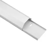 Goobay Kabelgoot muur | | 110 x 5 cm (Aluminium, Wit)