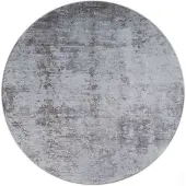 Veer Carpets Vloerkleed yara silver ø120 cm