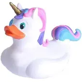 Wild republic Badeendje Unicorn Meisjes 10 Cm Wit/roze