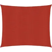 vidaXL Zonnezeil 160 g/m² 2,5x3 m HDPE rood