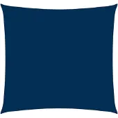 vidaXL Zonnescherm vierkant 3,6x3,6 m oxford stof blauw