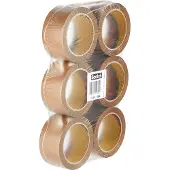Scotch - Verpakkingse 371 50mmx66m bruin PP 6 rollen | Set a 6 rol | 6 stuks