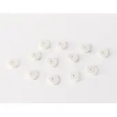 Fender Strap Button Viltwasjes - 12 Stuks Wit