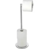 Wenko 19637100 porte-papier toilette en acier inox