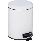 Wenko Leman afvalemmer 5 liter mat wit