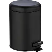 Wenko Leman afvalemmer 5 liter mat zwart