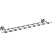 Wenko Bosio handdoekstang duo RVS mat