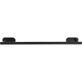 Wenko Turbo-Loc Handdoekhouder Orea Uno RVS zwart mat 60cm breed - Handdoekrek - Bevestigen zonder boren - Zelfklevend - 10 jaar garantie