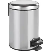 Wenko Roestvrij Staal 22444100 Prullenbak 3l