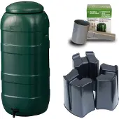 Harcostar Regenton Rainsaver - Groen 100 L + Voet + Vulautomaat