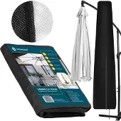 Springos Parasolhoes | Vorstbestendig | Waterbestendig | 50 x 70 x 40 cm | Zwart