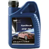 VatOil Motorolie 10W-40 - Synthetisch - 1 Liter - Voor Benzine, Diesel en LPG