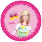 Procos Barbie papieren bordjes - 10 stuks