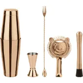 Paderno Cocktailset Boston Mirror Copper (Set van 5)