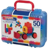 Battat Bristle Blocks Koffer met 50 Stuks
