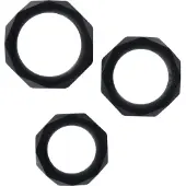 ToyJoy Power Halo C-Ring Set Black