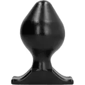 All Black Buttplug 17 x 9 cm - zwart