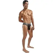 Male Power – Lo Rise String – Zwart