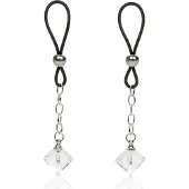 Calexotics - Nipple Jewelry Crystal Gem - Bondage / SM Nipple clamps Zilver