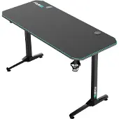 FOURZE Overskies gaming desk/ gaming bureau zwart/groen