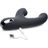 XR Brands - Silicone Pulsating and Vibrating Rabbit